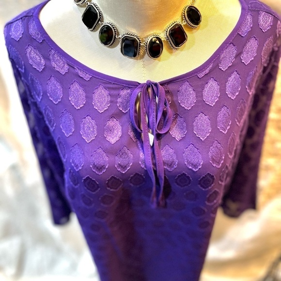 𝅺LOUIS DELLO’LIO LINEA TUNIC MIDI DRESS - Picture 2 of 5